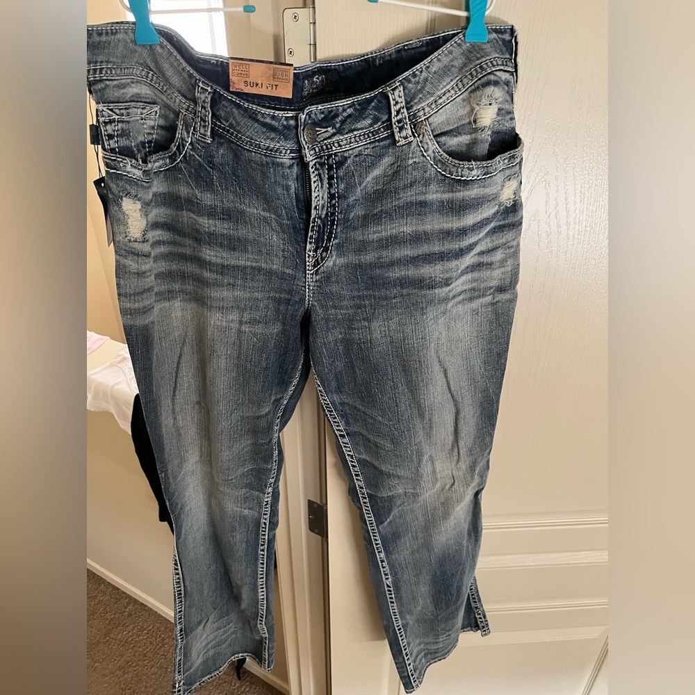 Silver jeans